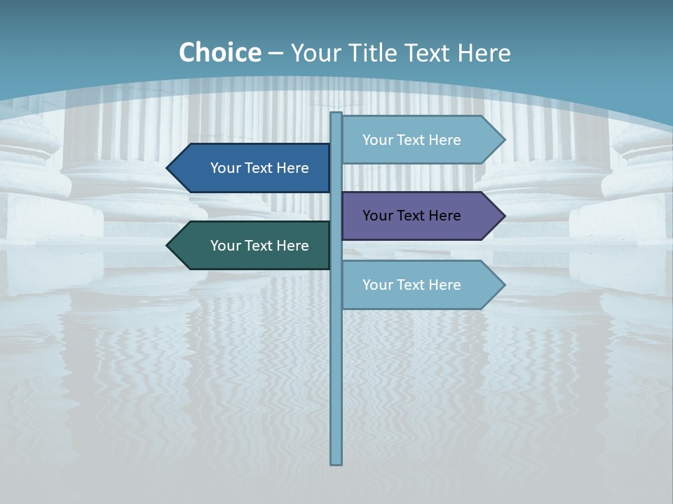 The Judicial Process PowerPoint Template