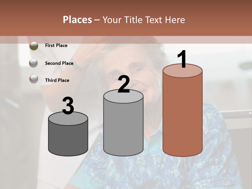 Granny's Combing PowerPoint Template