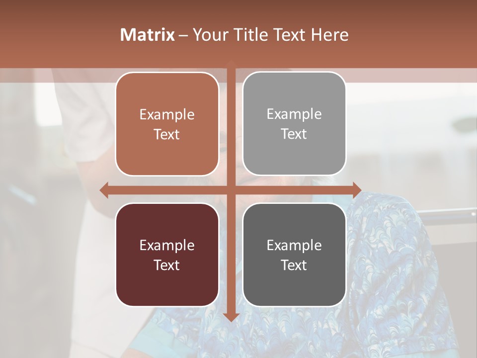 Granny's Combing PowerPoint Template