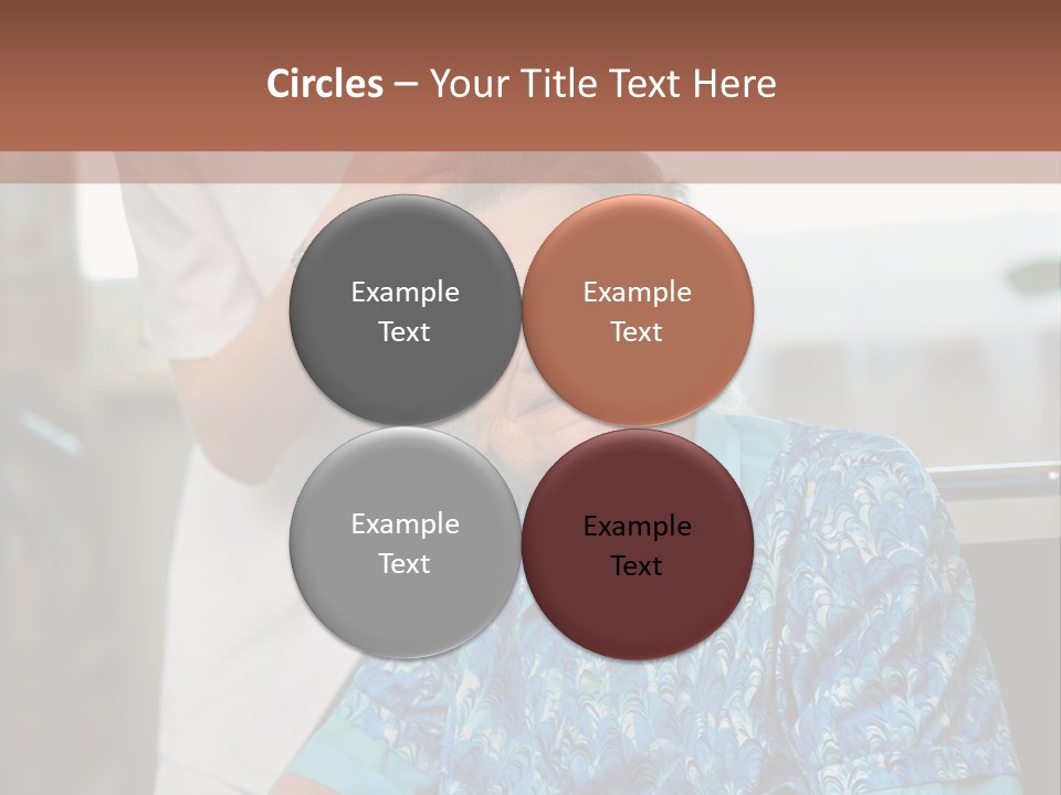 Granny's Combing PowerPoint Template