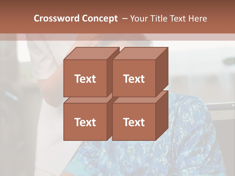 Granny's Combing PowerPoint Template