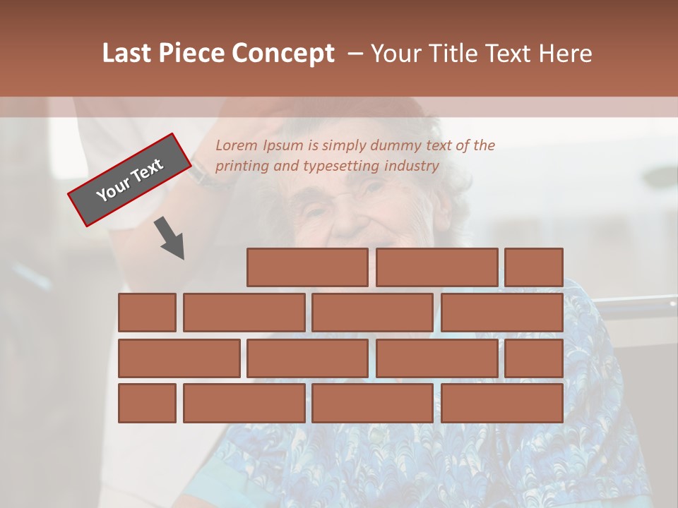 Granny's Combing PowerPoint Template