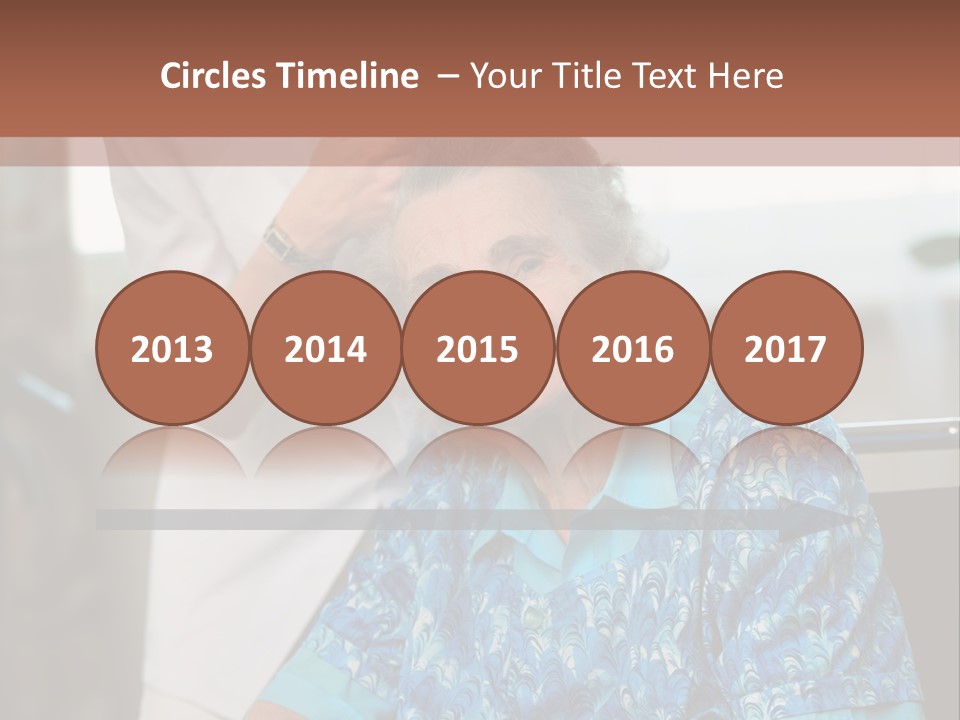 Granny's Combing PowerPoint Template