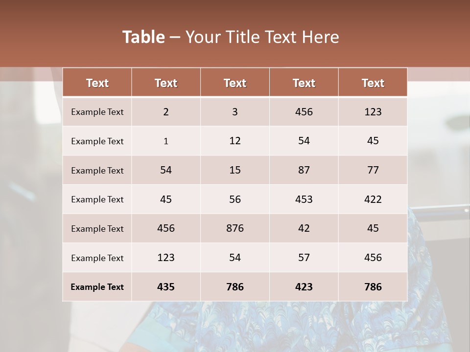 Granny's Combing PowerPoint Template