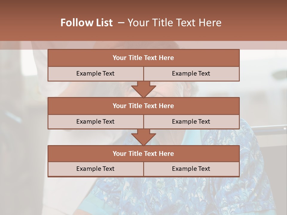 Granny's Combing PowerPoint Template