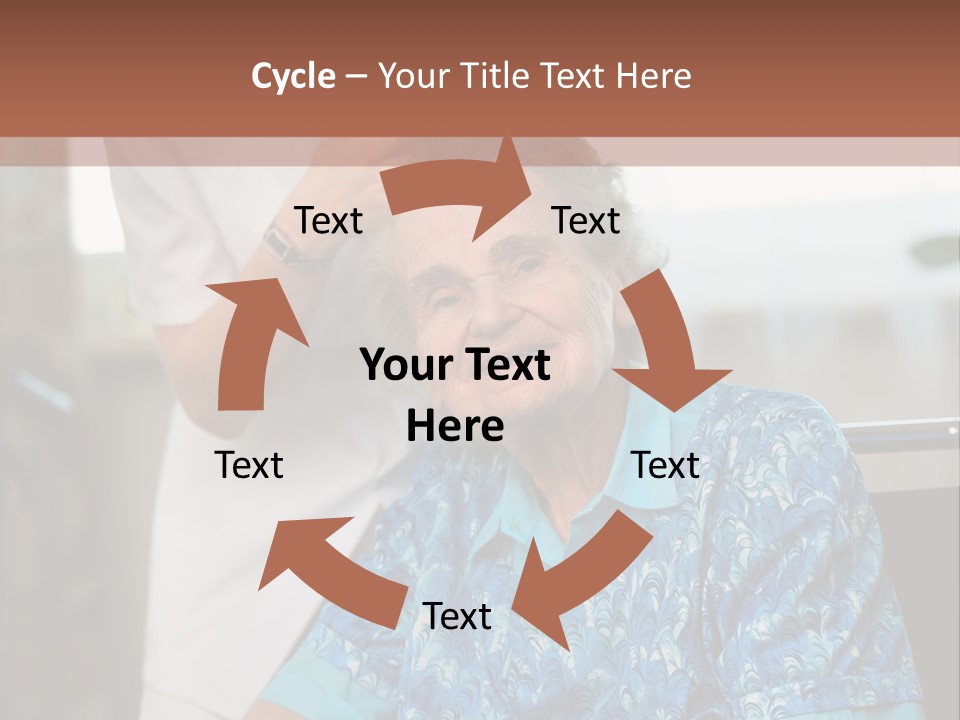 Granny's Combing PowerPoint Template