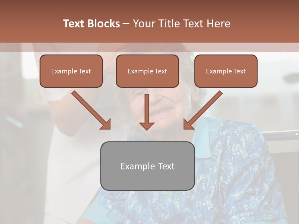 Granny's Combing PowerPoint Template