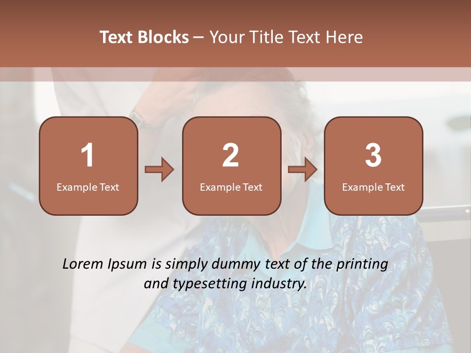 Granny's Combing PowerPoint Template