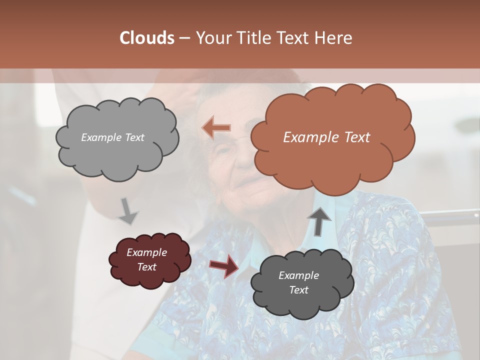 Granny's Combing PowerPoint Template