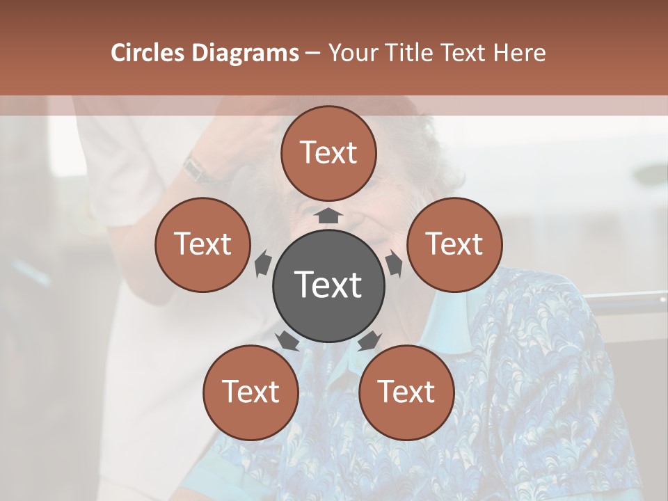 Granny's Combing PowerPoint Template