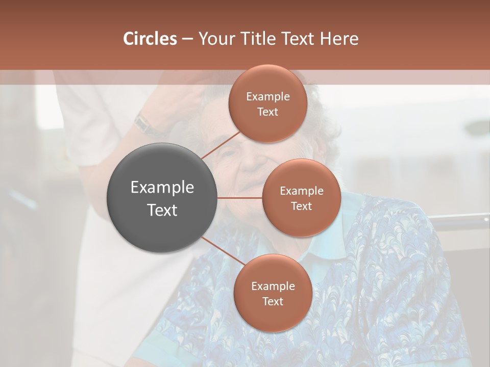Granny's Combing PowerPoint Template