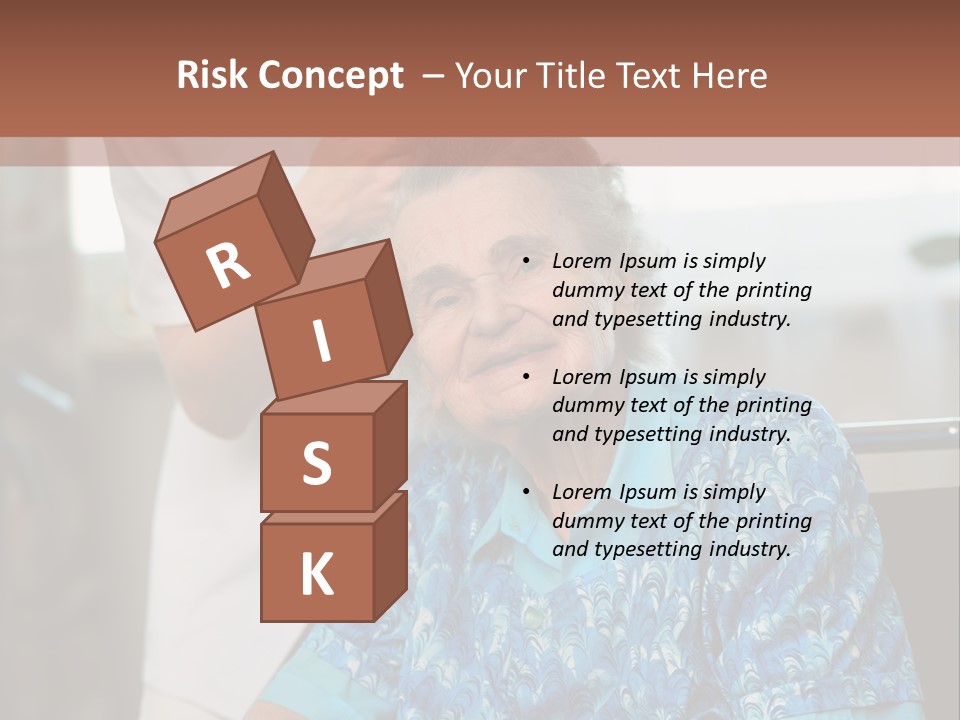 Granny's Combing PowerPoint Template