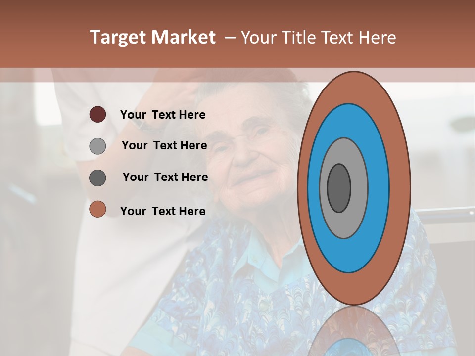 Granny's Combing PowerPoint Template