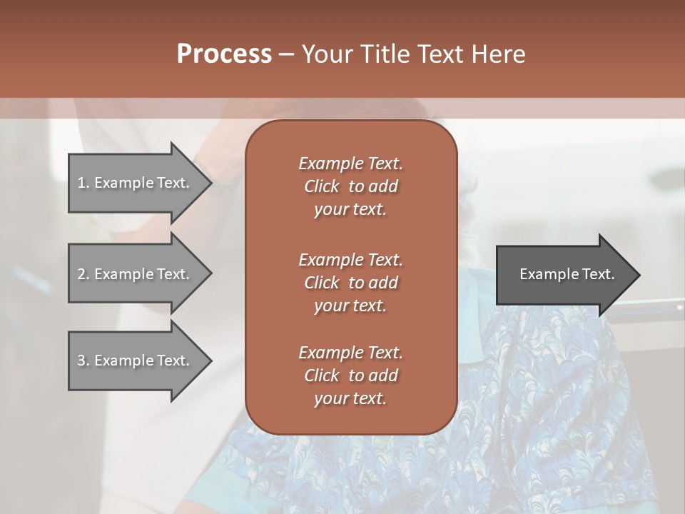 Granny's Combing PowerPoint Template