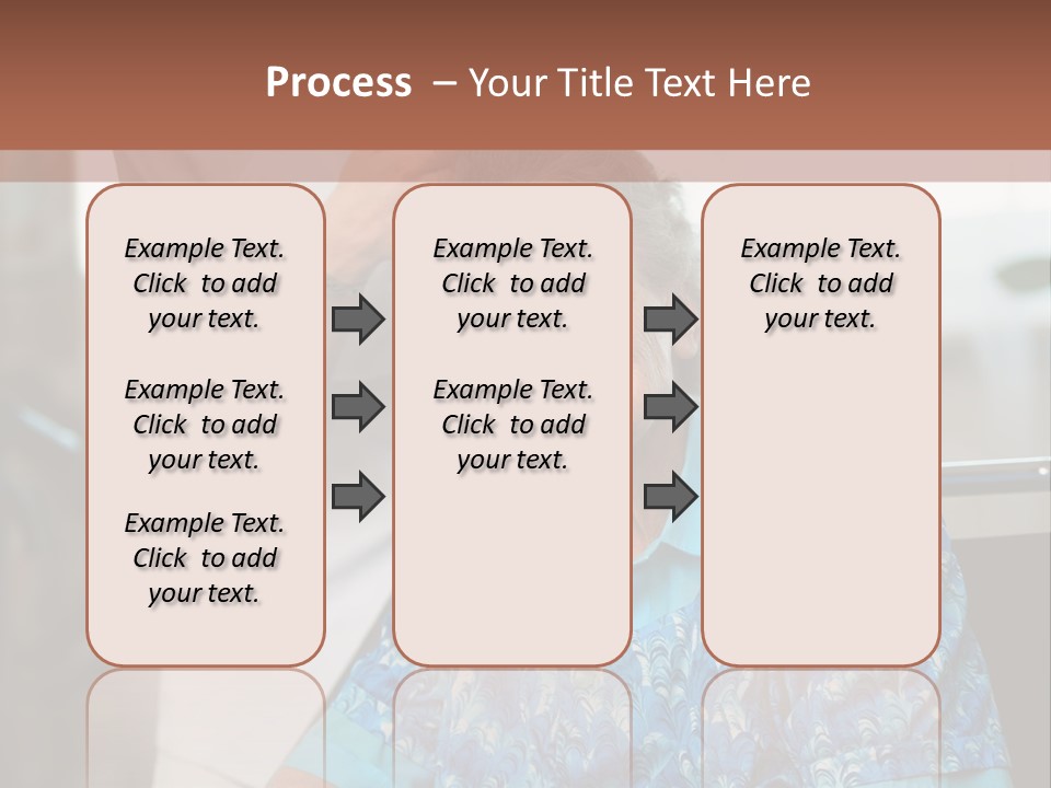Granny's Combing PowerPoint Template