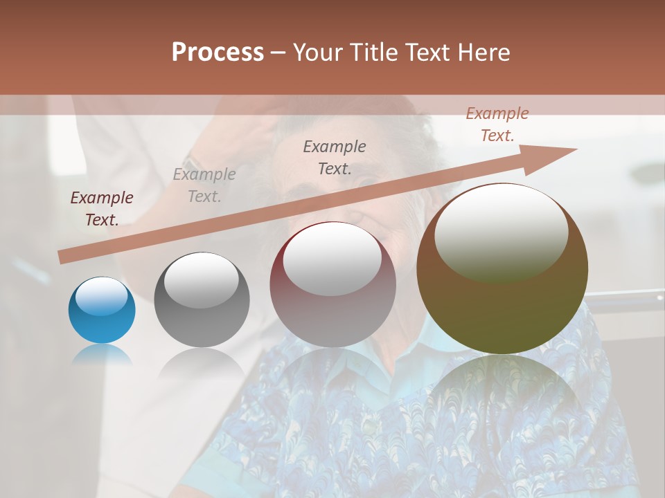 Granny's Combing PowerPoint Template