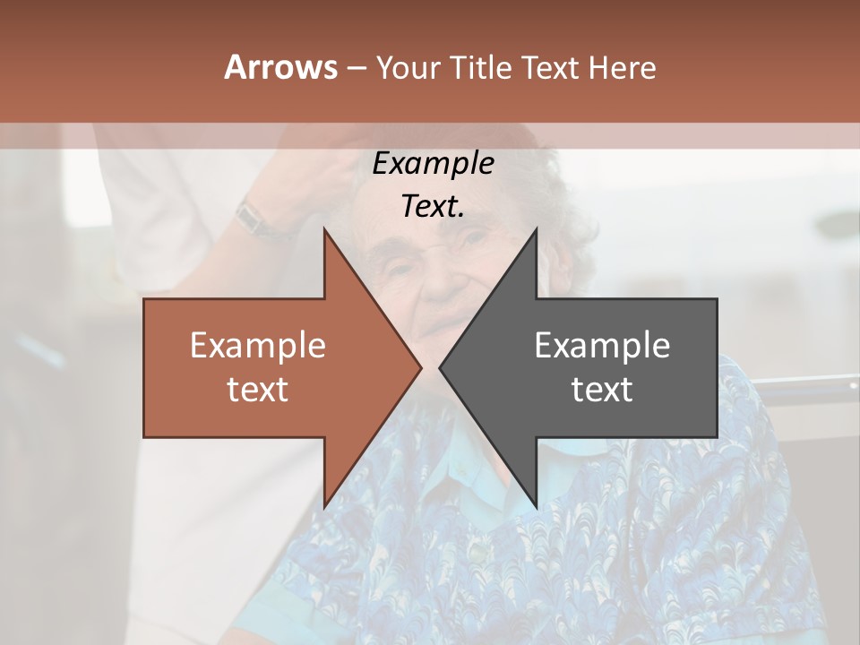 Granny's Combing PowerPoint Template
