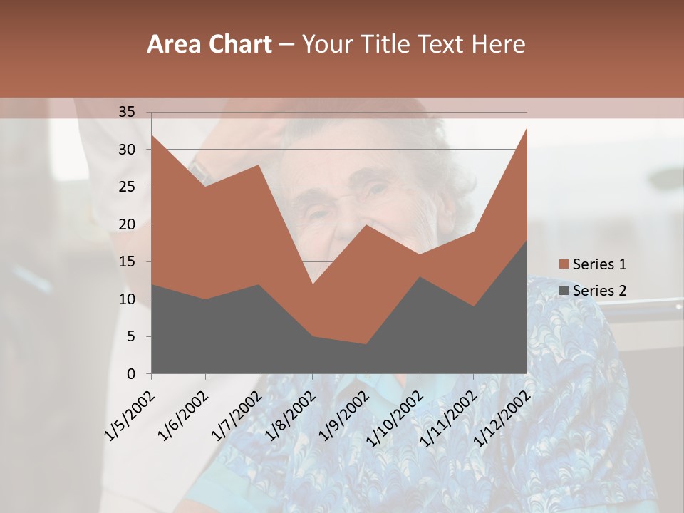 Granny's Combing PowerPoint Template