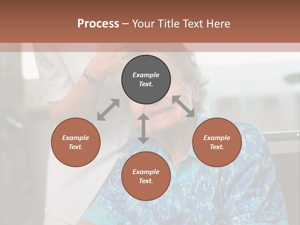 Granny's Combing PowerPoint Template