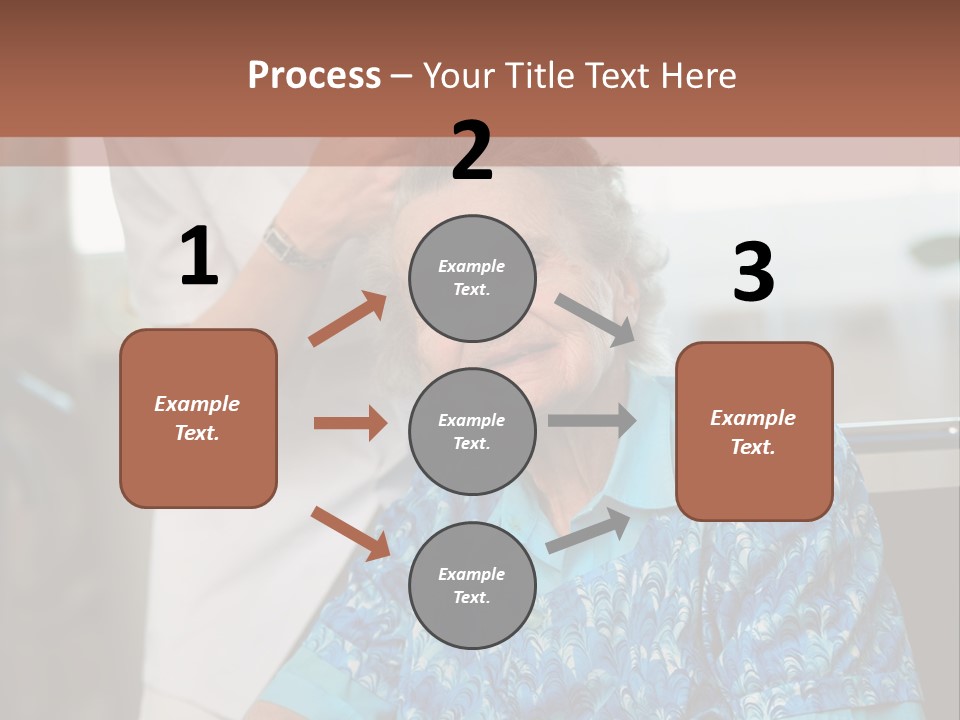 Granny's Combing PowerPoint Template
