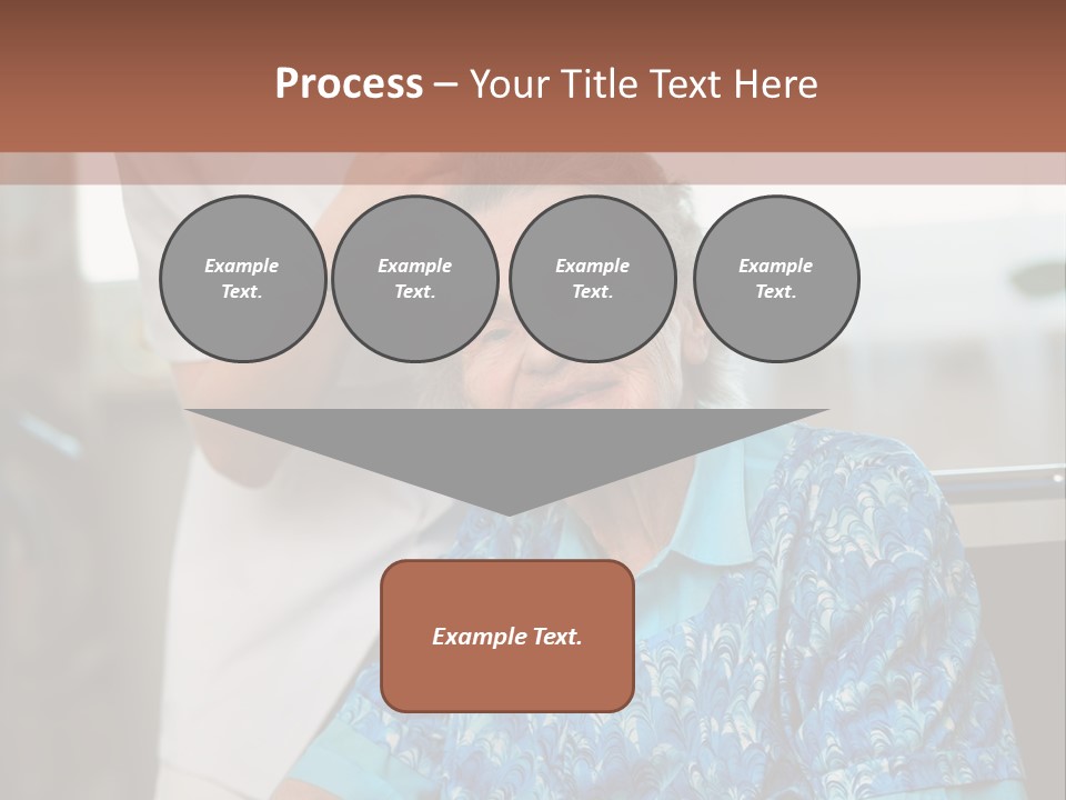 Granny's Combing PowerPoint Template