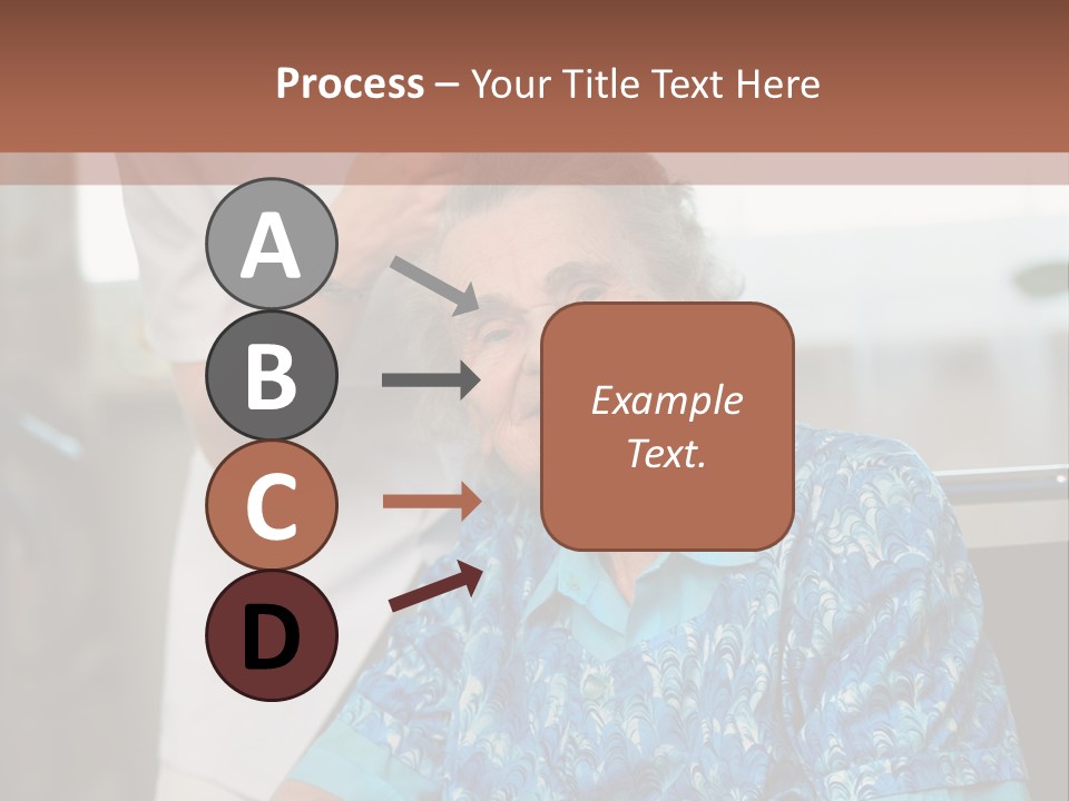 Granny's Combing PowerPoint Template