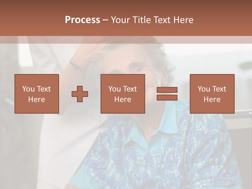 Granny's Combing PowerPoint Template