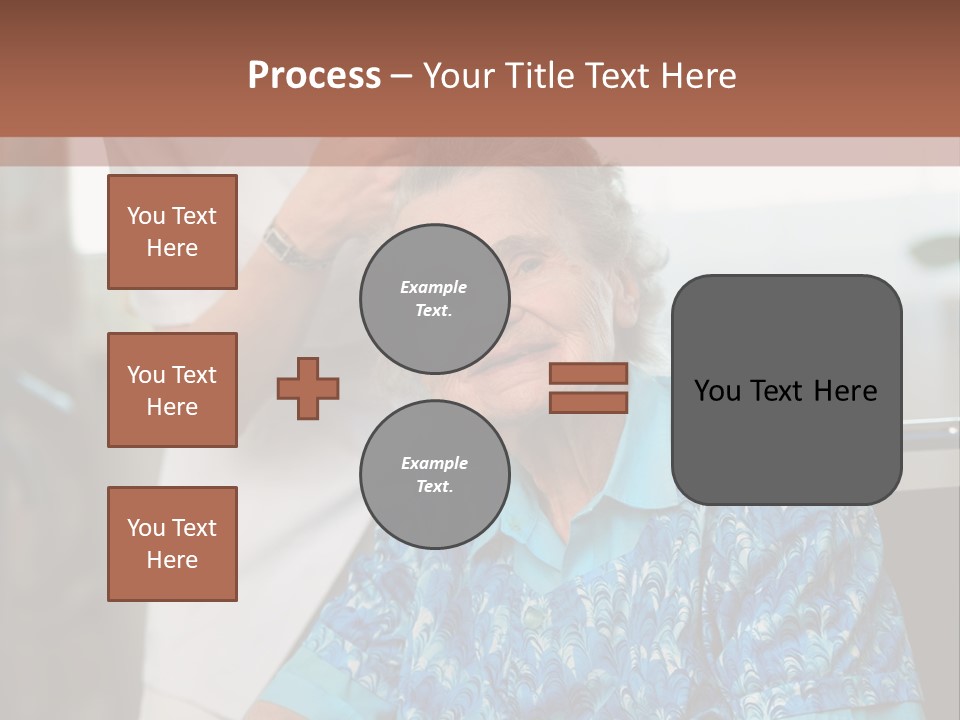 Granny's Combing PowerPoint Template
