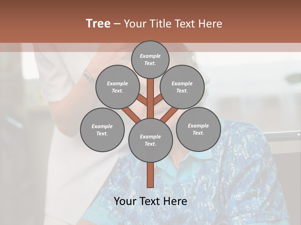 Granny's Combing PowerPoint Template