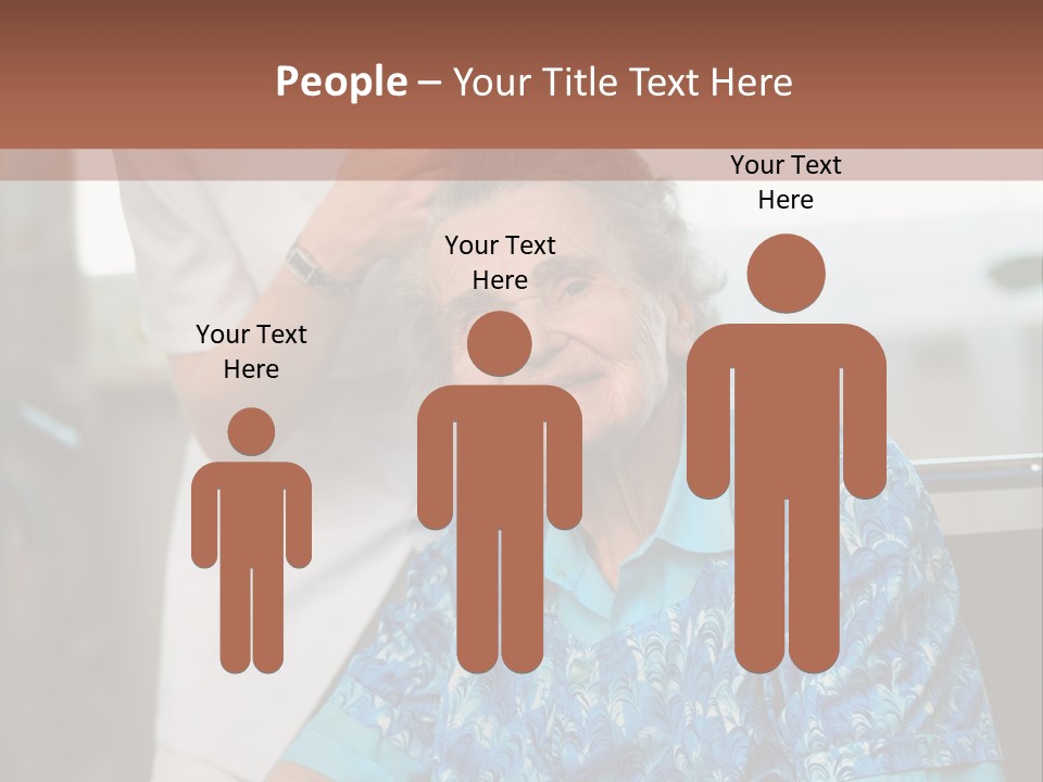 Granny's Combing PowerPoint Template