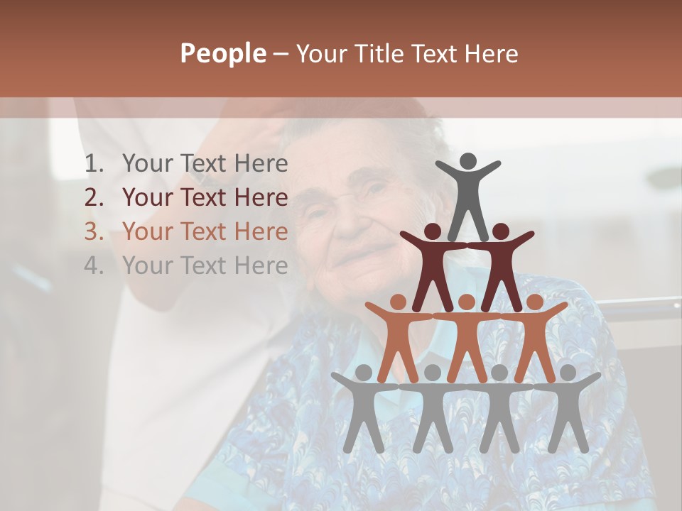 Granny's Combing PowerPoint Template