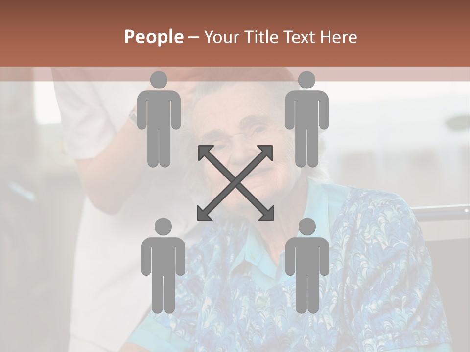 Granny's Combing PowerPoint Template