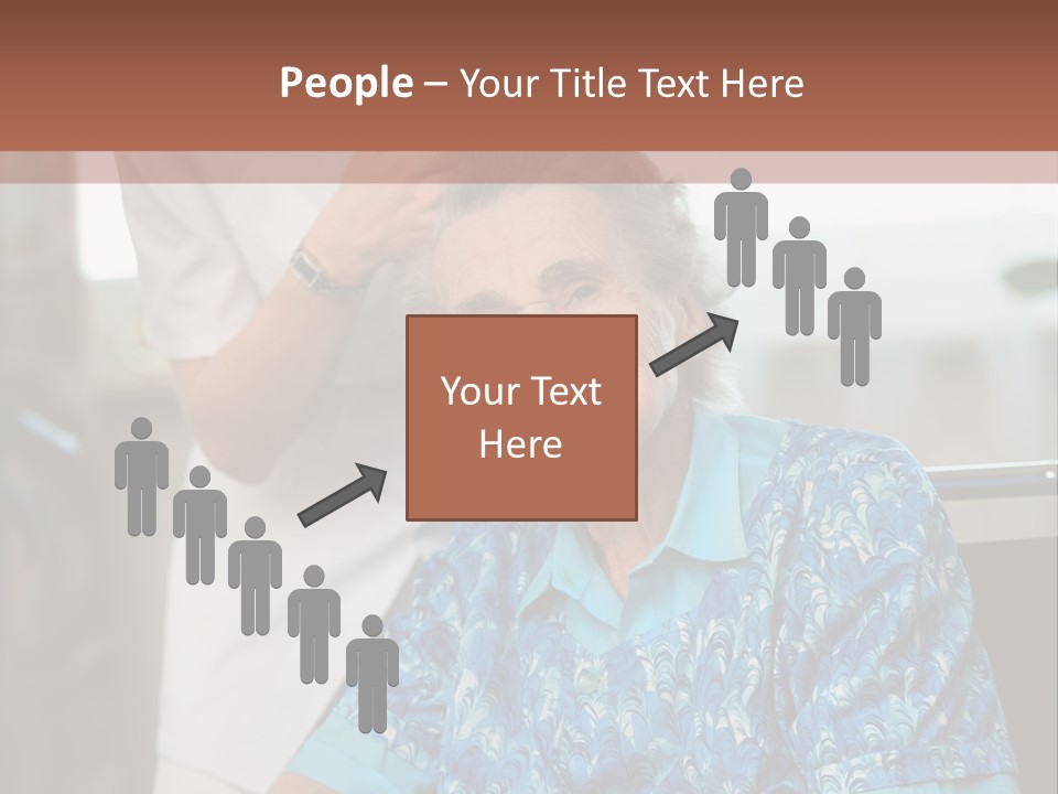 Granny's Combing PowerPoint Template