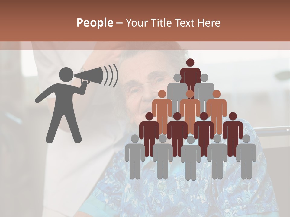 Granny's Combing PowerPoint Template