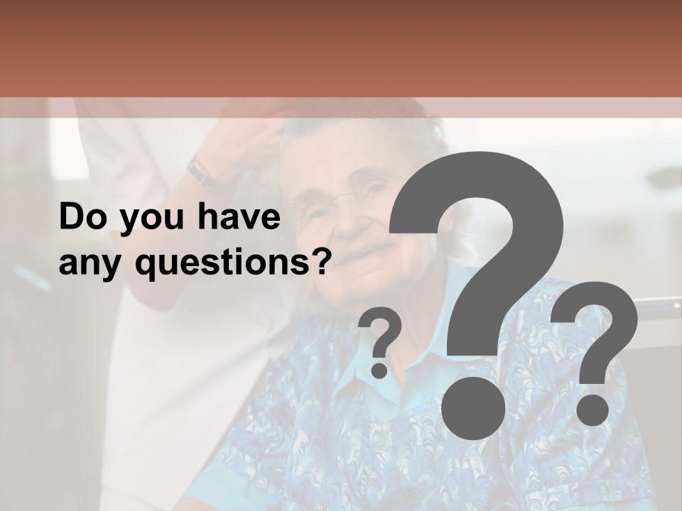 Granny's Combing PowerPoint Template