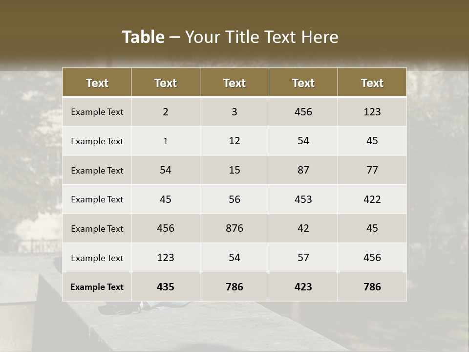 Student With Laptop On Break PowerPoint Template