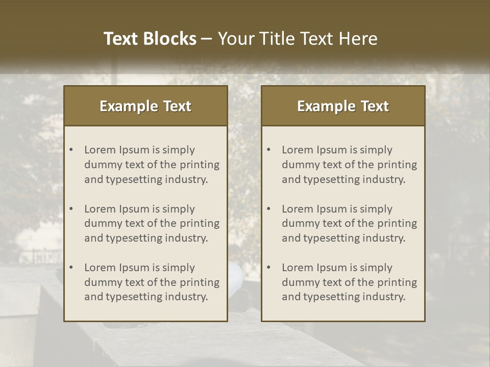 Student With Laptop On Break PowerPoint Template