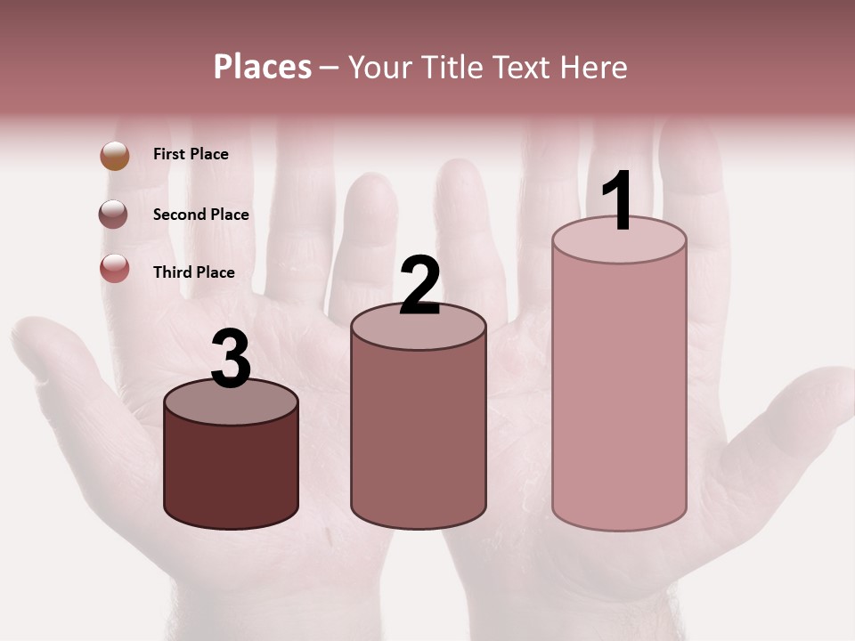 Worker's Hands PowerPoint Template