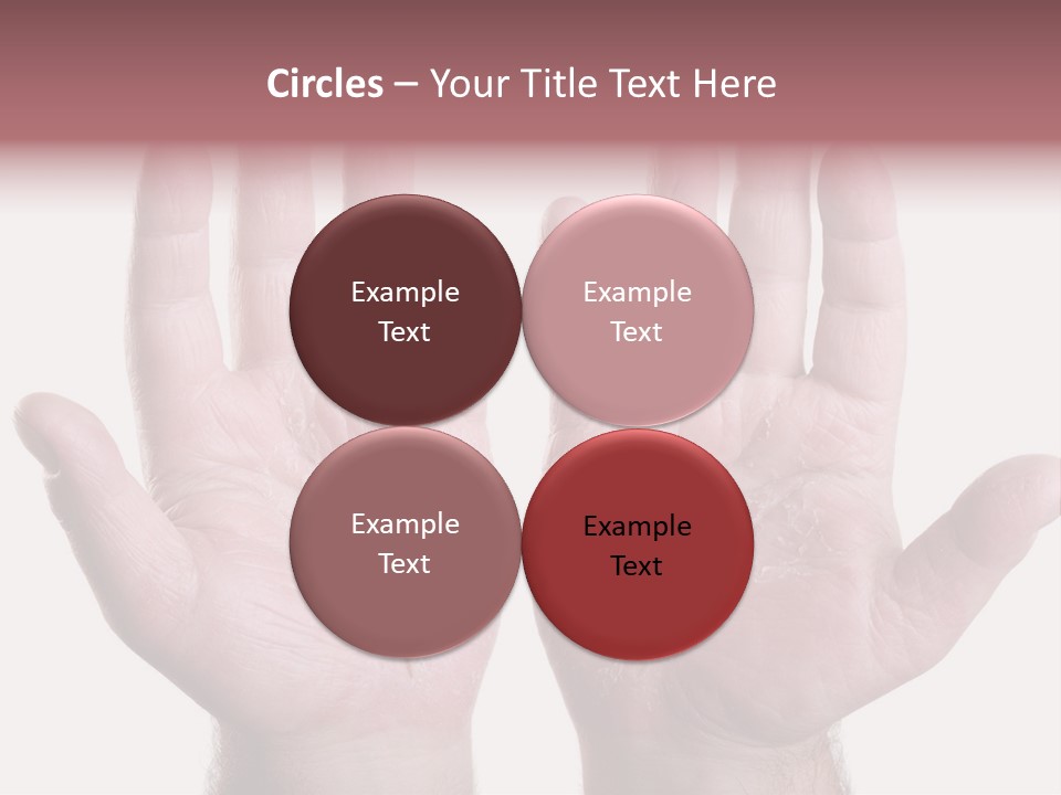 Worker's Hands PowerPoint Template