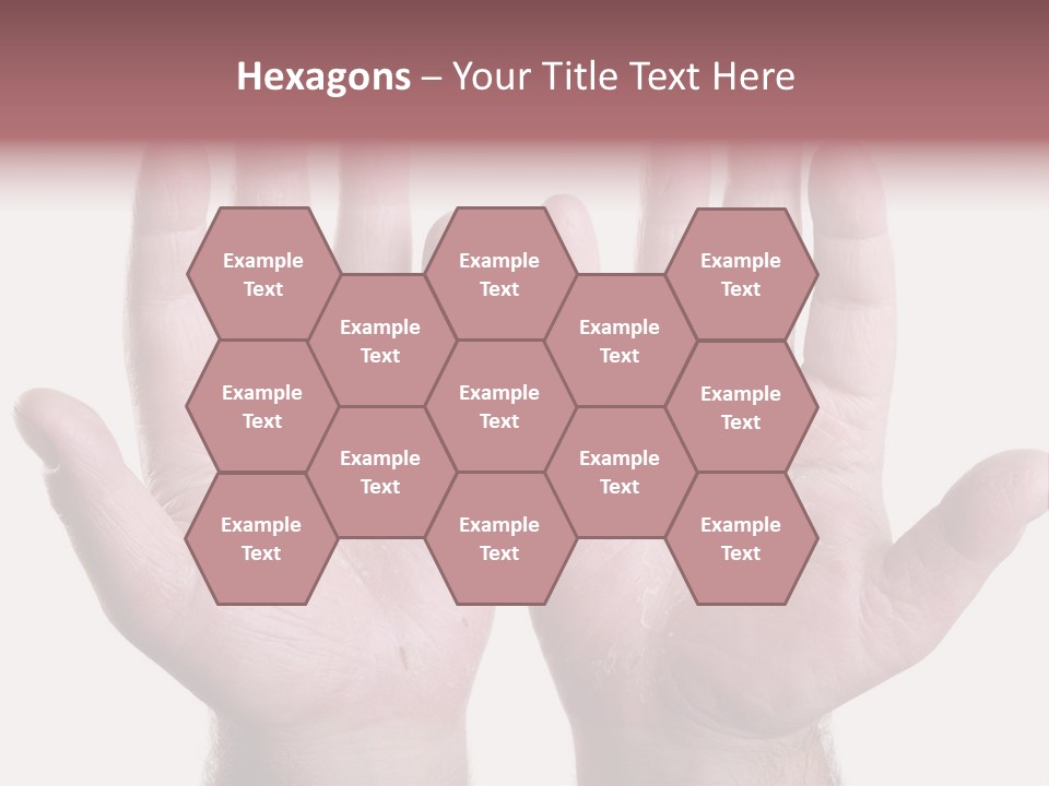 Worker's Hands PowerPoint Template