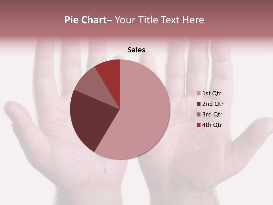 Worker's Hands PowerPoint Template