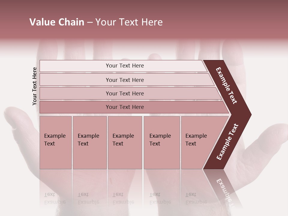 Worker's Hands PowerPoint Template