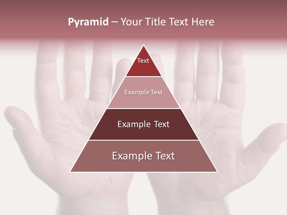 Worker's Hands PowerPoint Template