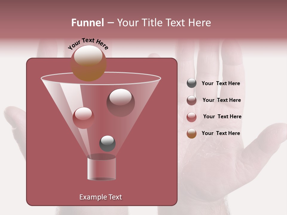 Worker's Hands PowerPoint Template