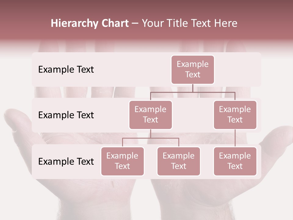 Worker's Hands PowerPoint Template