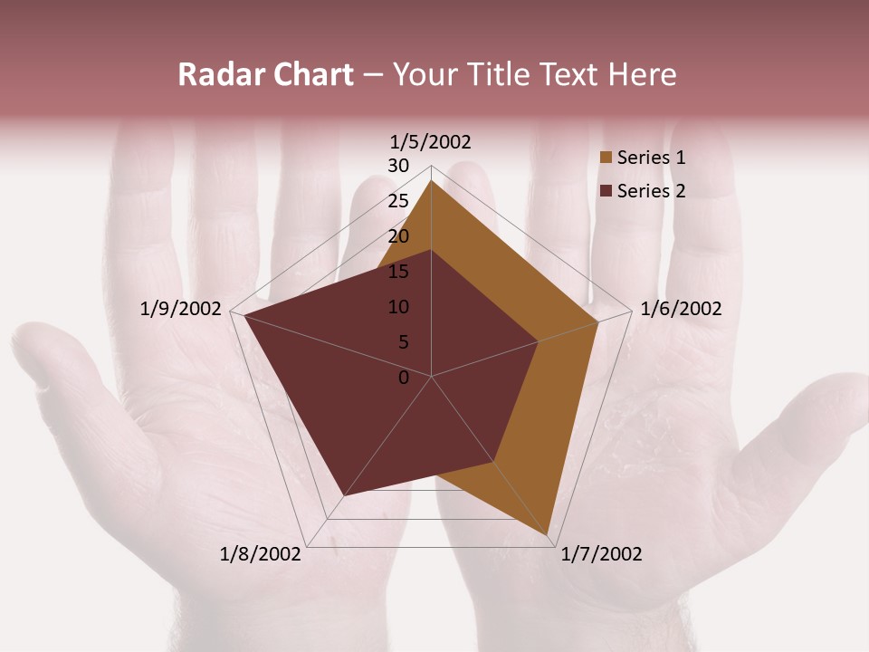 Worker's Hands PowerPoint Template