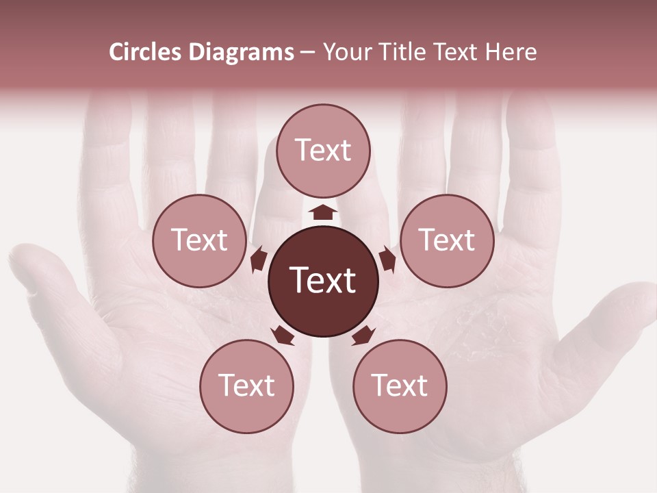 Worker's Hands PowerPoint Template