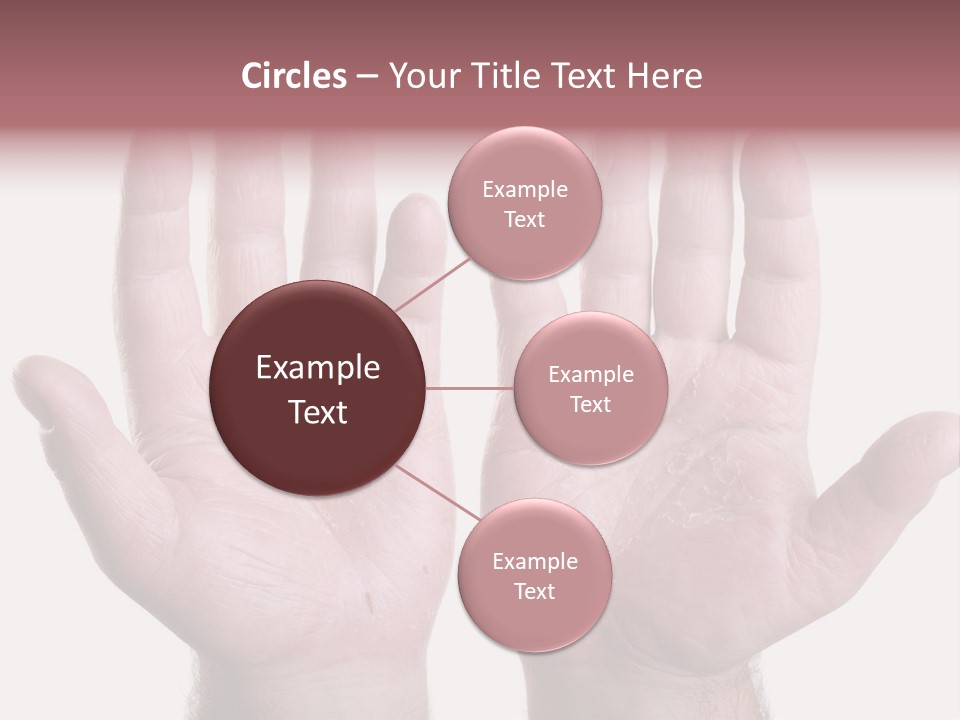 Worker's Hands PowerPoint Template