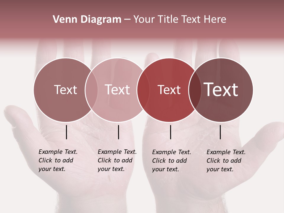 Worker's Hands PowerPoint Template