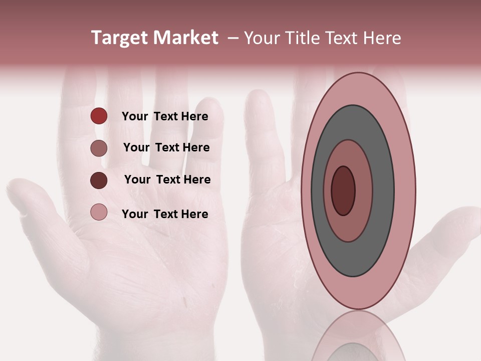 Worker's Hands PowerPoint Template